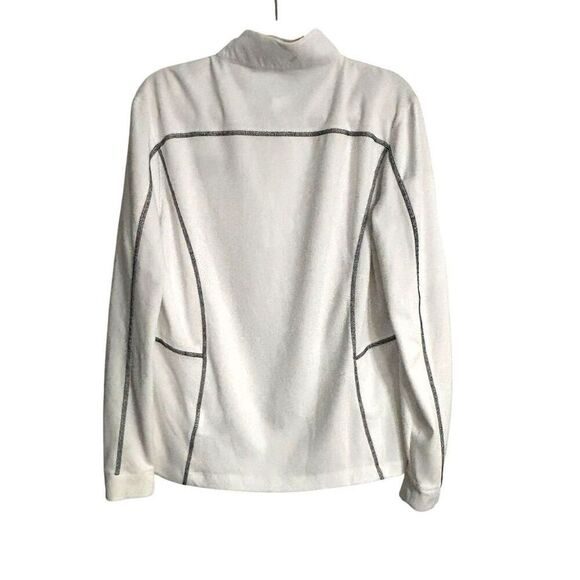 Columbia Men's White Golf Jacket M TCU Horned Frogs Omni-Wick Pullover - Picture 2 of 5